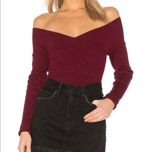 Off the shoulder sweater